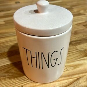 Rae Dunn “Things” Jar